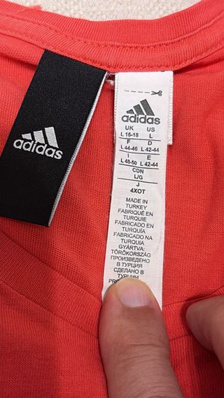 Camiseta Adidas Talla L Nueva Con Etiqueta