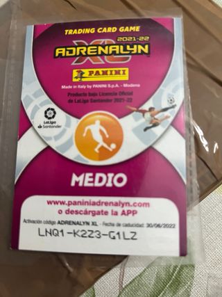 Cromo Balón de Oro Adrenalyn 2021-22