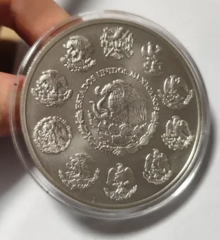 Libertad 5 Onzas Plata Mexicana 2024