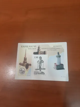 Hojas Bloque Sellos España 1995
