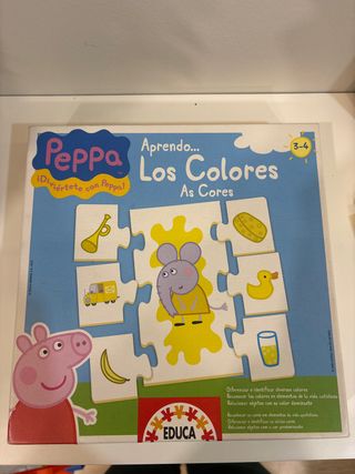 Puzzle Peppa Pig Aprendo Los Colores