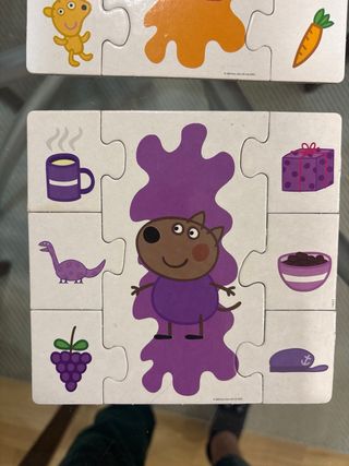 Puzzle Peppa Pig Aprendo Los Colores