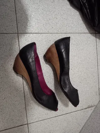 Zapatos Zara Talla 38 Peep Toe