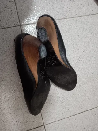 Zapatos Zara Talla 38 Peep Toe