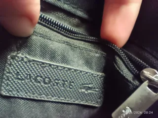 Bolso bandolera Lacoste negro