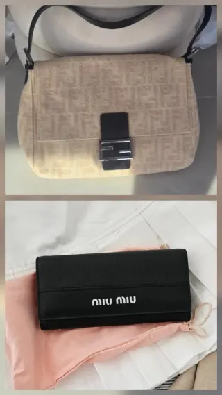 Set di borse Fendi e Miu Miu in perfette condizioni