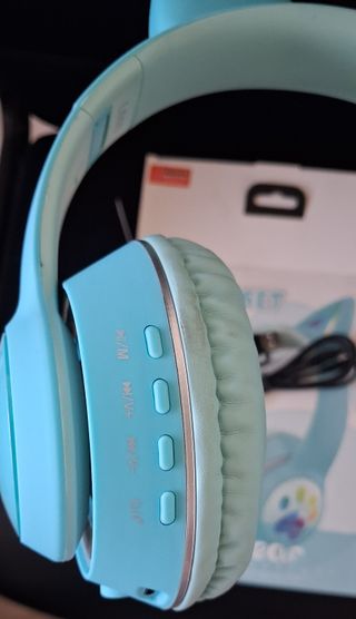 Auriculares Magica Head Gato Azul Bluetooth