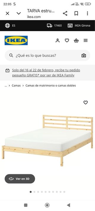 Cama Matrimonio 1.40x2.00