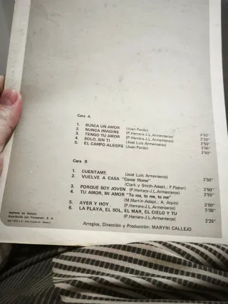 LP Formula V - Busca Un Amor edição espanhola 1969