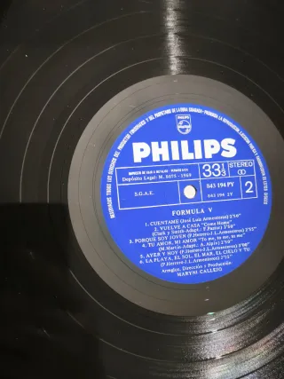 LP Formula V - Busca Un Amor edição espanhola 1969
