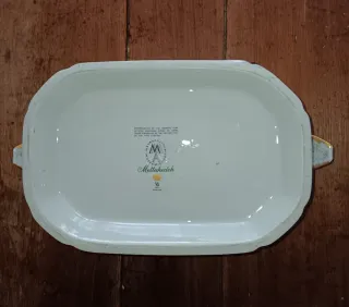 Sopera Vista Alegre, colección "Hoja de tabaco"