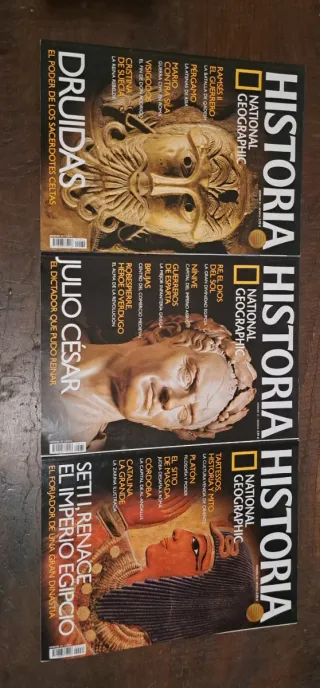 Lote 3 Revistas Historia National Geographic