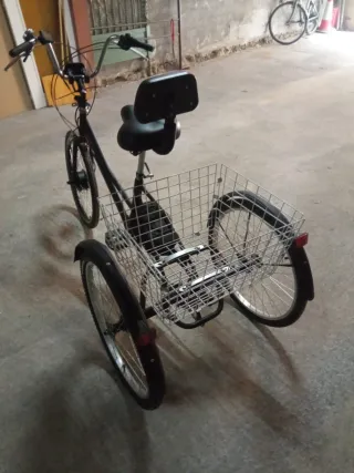 Bicicleta eléctrica 3 ruedas