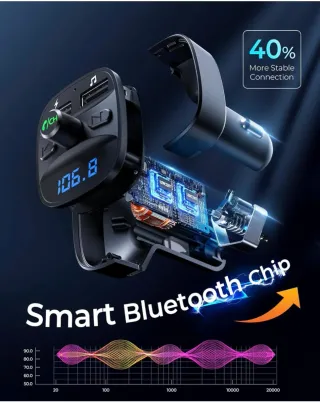 Transmisor FM Bluetooth marca LECENT