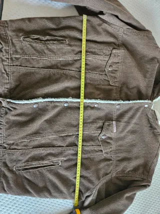 Cazadora pana forrada sherpa