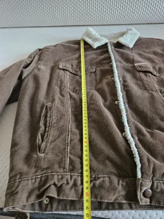 Cazadora pana forrada sherpa