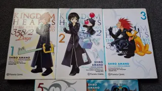 5 mangas Kingdom Hearts