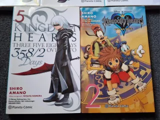 5 mangas Kingdom Hearts