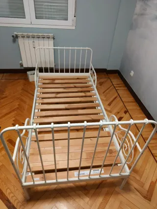 Cama infantil blanca