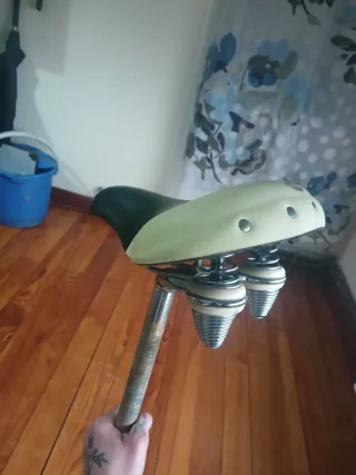 Sillín bicicleta vintage