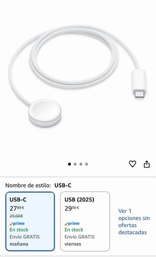 Cable de carga, Apple Watch Ultra (nuevo+factura)