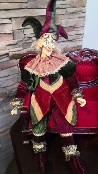 Pareja de Arlequines Decorativos