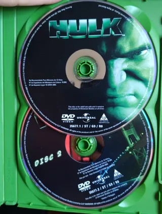 DVD Hulk Edición Especial 2 Discos