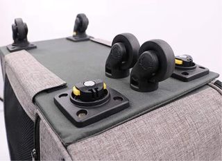 Transportín ruedas y asa para perro/gato 15kg max.