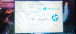 Portátil HP Negro y Blanco