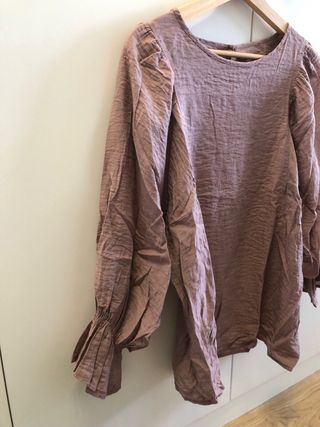 Blusa manga 3/4 con volante