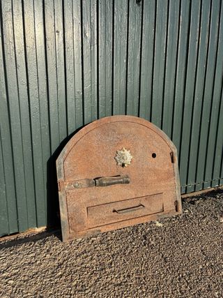 Puerta Horno Leña Hierro