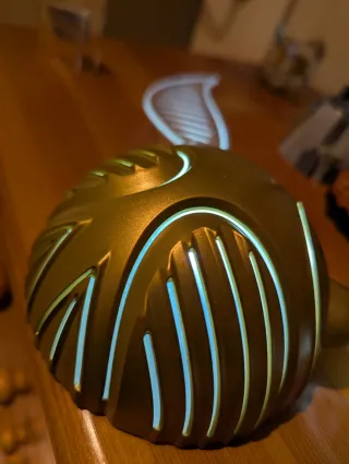 Lámpara Snitch Dorada Harry Potter