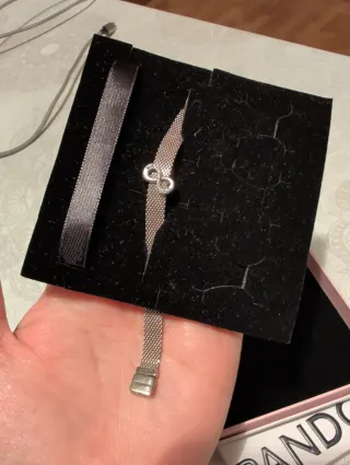 Pulsera Pandora Plata con Charm de Plata original