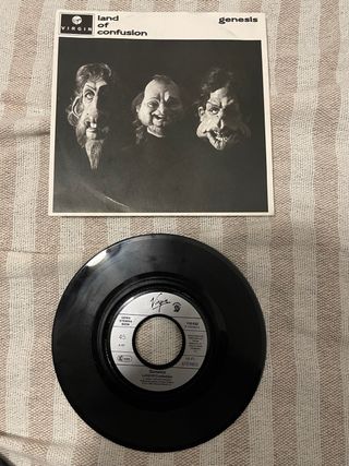Genesis Land of Confusion Vinilo Single 7