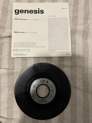 Genesis Land of Confusion Vinilo Single 7
