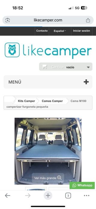 Cama Plegable Camper
