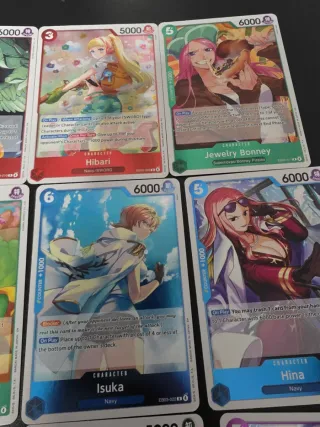 Lote 12 cartas raras - EB03 - One Piece TCG