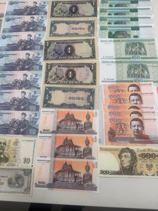 Lote 39 Billetes Mundo