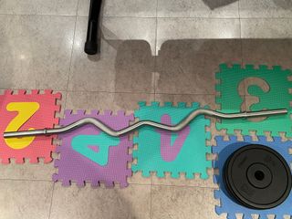 Pack Gimnasio Banco Pesas Mancuernas Barra