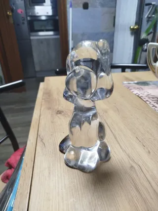 Figura perro cristal bohemia