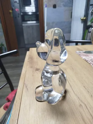 Figura perro cristal bohemia