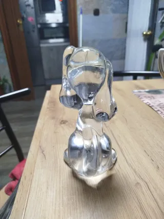 Figura perro cristal bohemia