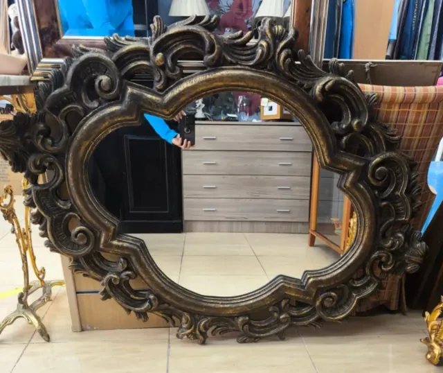 Espejo Barroco Dorado Pared