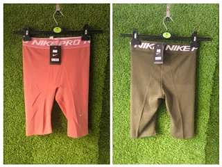 Lote 2 Mallas cortas Nike Pro 2 Verde Oli y rosa
