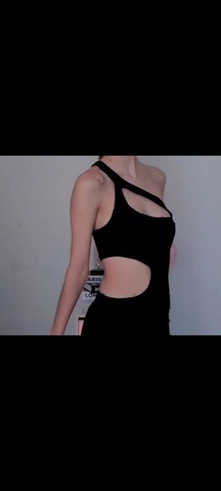 Mono negro largo T.XS