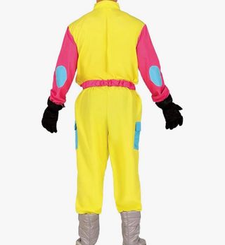 Disfraz esquiador amarillo hombre