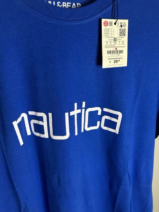 Camiseta Pull&Bear Nautica Talla L Vintage