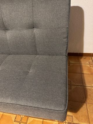 Sofá Cama Gris Moderno