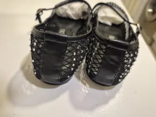 Zapatos Malla Brillantes Talla 38