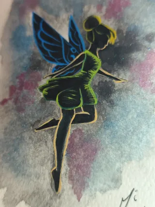 Ilustración Hada 10x15 cm